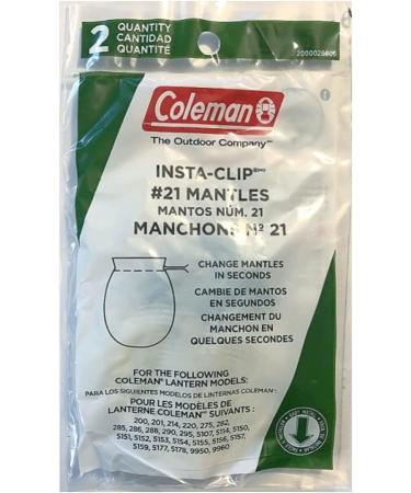Coleman InstaClip #21 Mantles - High-Quality Replacement Mantles for Outdoor Lanterns - Buy Online on GoSupps.com