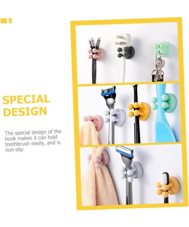 Alipis 30 STK Self-Adhesive Hooks - Versatile Shower Utensils Toothbrush & Towel Holders for Bathroom & Office - Buy Online on GoSupps.com