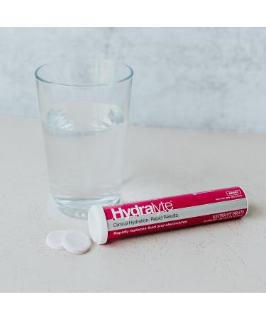 HydraLyte Electrolyte Tablets - Berry Flavoured Electrolytes Low Sugar Electrolytes Formulated to Accelerate Hydration Post Workout Travel Essential - Safe Hydration for All Ages (40 Count) - Buy Online on GoSupps.com