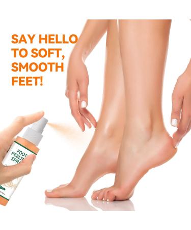 VKaoess Orange Oil Foot Peeling Spray Moisturizing exfoliating spray for dry cracked heels and calluses dead skin cell care tea tree refreshment all skin types 6 bottles - Buy Online on GoSupps.com