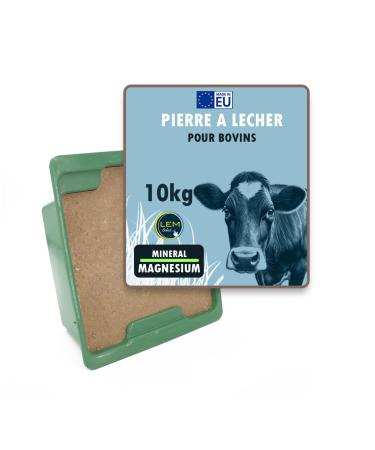 Mineral lick block 10kg Magnesium for cattle
