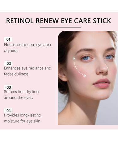 Eye balm pen with retinol and caffeine antiaging cream against dark circles swelling and wrinkles brightening and firming moisturizing care with vitamin E for sensitive skin 3 - Buy Online on GoSupps.com