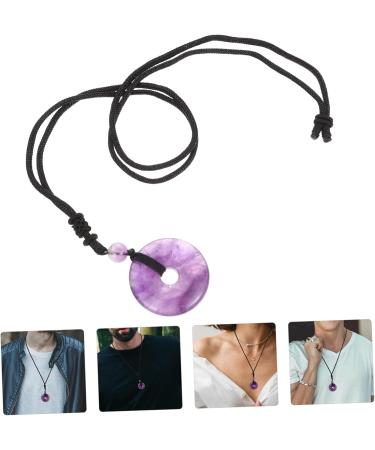 Minkissy 5-Stone Crystal Pendant Necklace | Elegant Safety Buckle Design | International Shipping Available - Buy Online on GoSupps.com