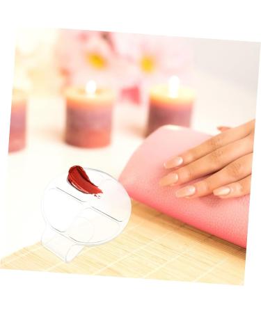 Palette de Maquillage Acrylique Transparente Plateau Mixeur Portable Compartiments avec Poign e Ergonomique pour Fond de Teint L vres et M lange Pr cis des Couleurs Outil - Buy Online on GoSupps.com
