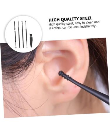 Baluue Ear Cleaner Set | Professional Ear Wax Removal Kit with Ear Wax Spoon and Visual Earpick Tool - Buy Online on GoSupps.com