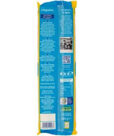  Italian Gourmet E.R. Pack of 10 De Cecco 100% Italian linguine No. 7 pasta (500g) + Polpa Italian Gourmet (400g) - Buy Online on GoSupps.com