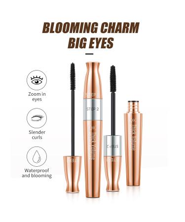 4D Silk Fiber Waterproof Mascara for Thick Volume and Natural Lengthening - No Clumping, Superstrong Makeup - Buy Online on GoSupps.com