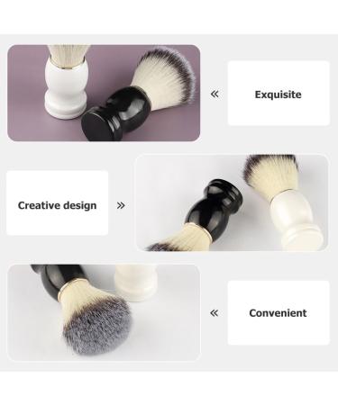 Minkissy 6 STK Manual Razor Brush Shaping Tools - Men's Shaving Brushes & Hairdressing Accessories with Wooden Handle | Premium Grooming Care - Buy Online on GoSupps.com