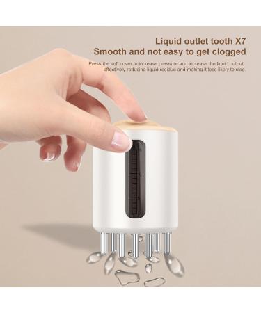 RissunkV Hair Oil Applicator with Red Light | Electric Scalp & Head Massage Device | Ultimate Hair Care Brush for Healthier Hair - Buy Online on GoSupps.com