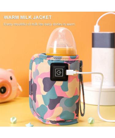 NHBETYS Portable Car Travel USB Baby Bottle Warmer - 3 Gear Adjustable, Blue - Buy Online on GoSupps.com