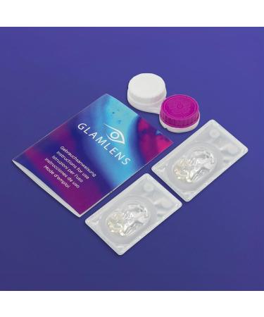 Buy Very Opaque Natural Gray Contact Lenses - Silicone Comfort Novelry Jasmine Gray (1 Pair -2.00 Diopters) - International Shipping Available - Buy Online on GoSupps.com