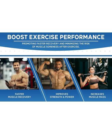 Creatine Monohydrate Gummies - 5g per Serving Sugar Free Vegan Blueberry Flavor - Boost Strength & Build Muscle - 120 Count - Buy Online on GoSupps.com