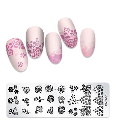 Shop Stainless Steel Nail Art Templates for Women - Christmas Snowflakes DIY Design & Manicure Tools - Buy Online on GoSupps.com