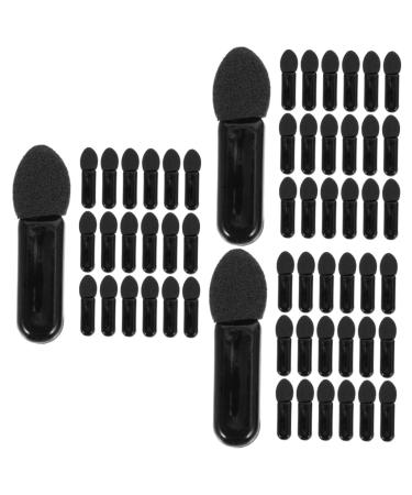 Beavorty 300 Pcs Mini Eyeshadow Swab Makeup Wand Concealer Brush Eye Makeup Lip Balm Milky Cotton