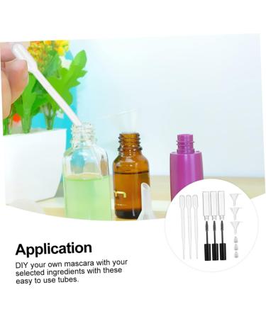 Healifty 10 Sets Mascara Tube Travel Containers for Liquids Eyelash Cream with Dropper Filling 10X1.5cmx5pcs Assorted Colorx5pcs - Buy Online on GoSupps.com