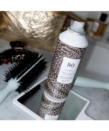 R+Co Chainmail Thermal Protection Spray | Vegan Heat Protection Flexible Hold & Silky Shine | 5 Oz - Cruelty-Free Hair Care - Buy Online on GoSupps.com