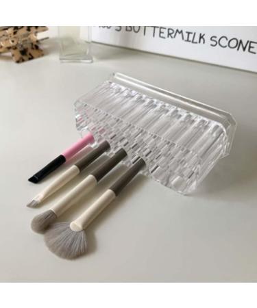 Organizer Box with 26 Slots for Women's Eyeliner Lip Liner and Eyebrow Pencils Transparent Case for Makeup Brushes - Buy Online on GoSupps.com
