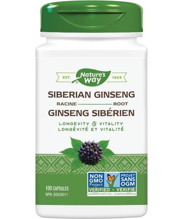 Nature's Way Ginseng Siberian Health Supplement 100 Capsules