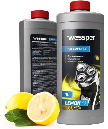 Wessper Shaver Cleaner Fluid Refill for Braun Clean and Renew Cartridge for Braun Stations 3 5 7 & 9 Series 2L Lemon - Buy Online on GoSupps.com