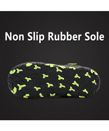 FLIOZY Kids Hiking Boots - Anti Collision Non Slip Outdoor Trekking Sneakers 2.5 Little Kid Black - Buy Online on GoSupps.com