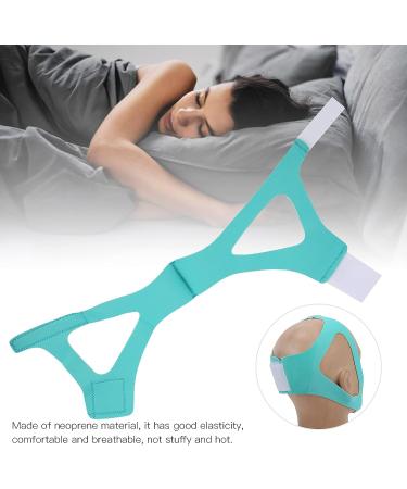 Anti Snoring Chin Strap - Snore Relief Solution for Adults | Breathable & Adjustable Jaw Strap for Effective Sleep Aid (Blue) - Buy Online on GoSupps.com