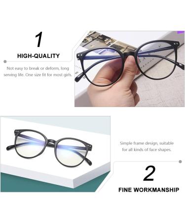 Faruta Blue Light Blocking Glasses - Black Frame Anti-Glare Computer & Gaming - 2 Pairs for Reduced Eye Strain & Enhanced Comfort - Buy Online on GoSupps.com