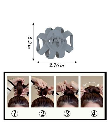 6 Pcs Octopus Hair Claw Clips - Strong Hold Hair Clamps for Women and Girls (Multi Colors) - Buy Online on GoSupps.com