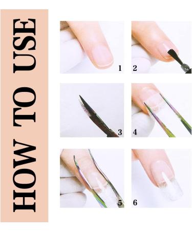 Fiberglass Nail Extension Kit - 20 Pcs Silk Wrap Stickers for Quick Gel Nail Art Tools - Buy Online on GoSupps.com