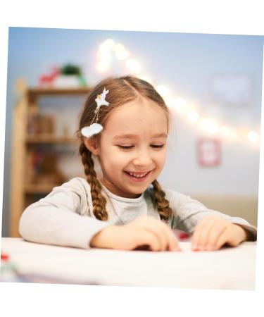 minkissy 1 Pair Hanfu Hairpin Hair Accessories for Bride Faux Fur Hair Clips Girls Hair Clips Headpiece for Bride Furry Balls Hair Clips Bride Headpiece Hair Pin Plush Rabbit Side Clip - Buy Online on GoSupps.com