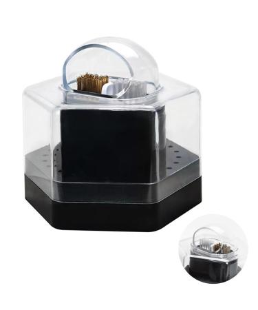 2 In 1 Nail Drill Bit Holder With Cleaning Brush 24 Holes Drill Bits Stand Display Organizer Drill Bits Organizer Box 2 In 1 Nail Drill Bit Holder With Cleaning Brush Nail Drill Bits Organizer Box Black