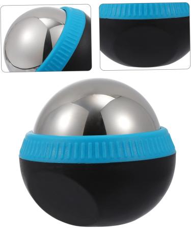 Beaupretty Stainless Steel Massage Ball for Children - Multifunctional Manual Massage Device for Muscle Relief & Foot Massage 8.3x7.5x7cm - Blue - Buy Online on GoSupps.com