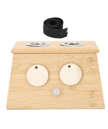 Moxibustion Box 2 Holes Bamboo Moxa Moxibustion Box Moxa Stick Holder Box Moxibustion Tool for Pain Relief Healthcare