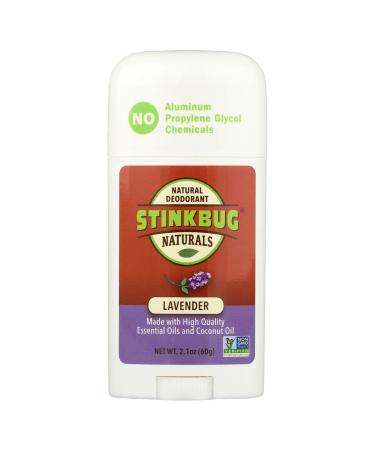 Stinkbug Naturals Lavender Deodorant Stick Lavender 2.1 Ounce (Pack of 1)