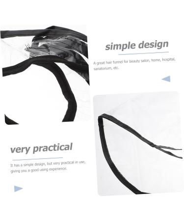 Beavorty Hairdressing Funnel 2pcs Shampoo Funnel Beauty Tools Hair Dye Tools Hair Cape Hair Styling Funnel Hair Dryer Funnel Upright Hair Wash Funnel 59X25X1CM Transparent Color - Buy Online on GoSupps.com