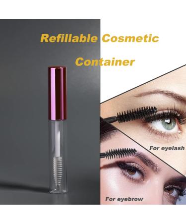 YITOU 12 Pcs 10ml Empty Mascara Tubes with Eyelash Wand | Refillable Clear Bottles for Castor Oil | DIY Cosmetics Container | Bulk Wholesale Purple - Buy Online on GoSupps.com