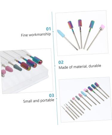 minkissy 1 Nail Drill Set Manicure Grinding Heads Acrylic Nail Drill Bits Nail Polishing Tools Manicure Drill Bits Power Rotary Tools Nail File Bit To Rotate Nail Remover Ceramics Clean - Buy Online on GoSupps.com