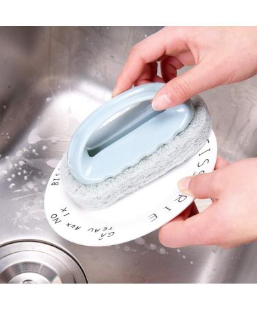 Shop Kitchen Brush Set | Long Handle Coco Wash Pot & Oil Bowl Cleaning Brushes - Four Loaded Sponges - Buy Online on GoSupps.com