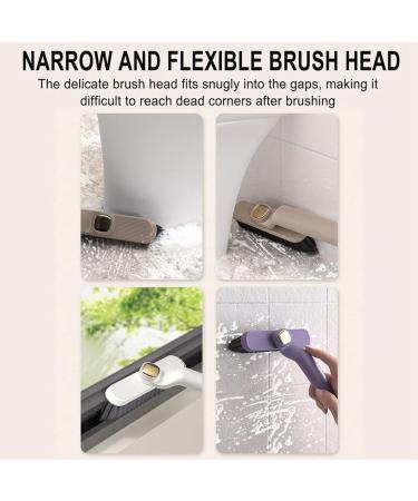 ecaqlin 2PCS Multi-Function Rotating Crevice Cleaning Brush 360 Degree Rotating for Cleaning The Kitchen and Bathroom Brown Spare Parts - Buy Online on GoSupps.com