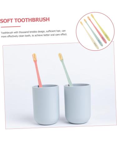 Buy TOVINANNA Extra Soft Toothbrush - 12 Pack for Ultimate Dental Hygiene | Soft Mouth Cleaning Brush for Teeth & Tongue Care | Travel-Friendly Plastic Design - Buy Online on GoSupps.com