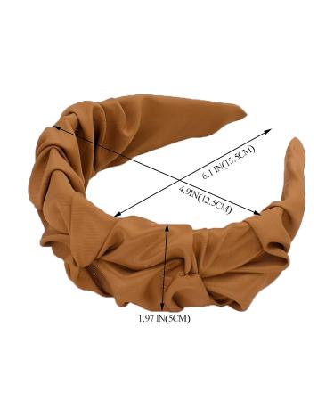 Designer BEGOOD Knot Headband Set for Women - Black and Brown Fashion Hair Accessories - Buy Online on GoSupps.com