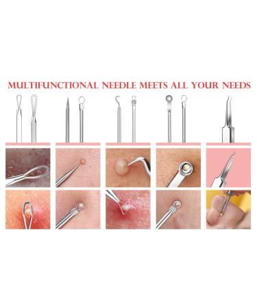 8PCS Stainless Steel Blemish Removal Tool Kit in Portable Metal Case - Buy Online on GoSupps.com