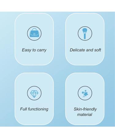 Makeup Brushes Set Soft Portable Foundation Brush Loose for Highlighting for Contouring for Beginners for Shading for Makeup Artists for Blending - Buy Online on GoSupps.com