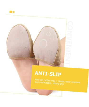 NOLITOY Yoga Toe Protector Socks - 3 Pairs Non-Slip Forefoot Cushions & Anti-Skid Pads for Ultimate Comfort - Sweat-Absorbent & Durable - Buy Online on GoSupps.com