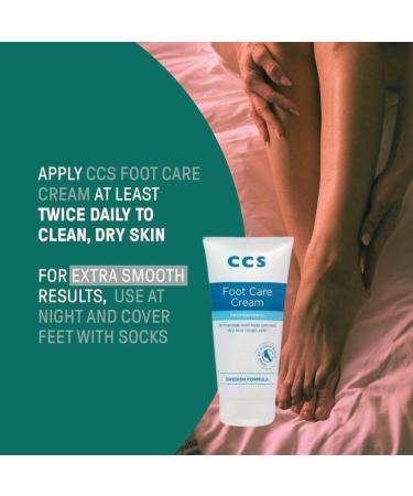 CCS Swedish Foot Care Cream 175ml - Intensive Moisturizing & Repair Formula for Soft Smooth Feet - Soothes Dry Cracked Heels - Professional Foot Care Solution - Buy Online on GoSupps.com
