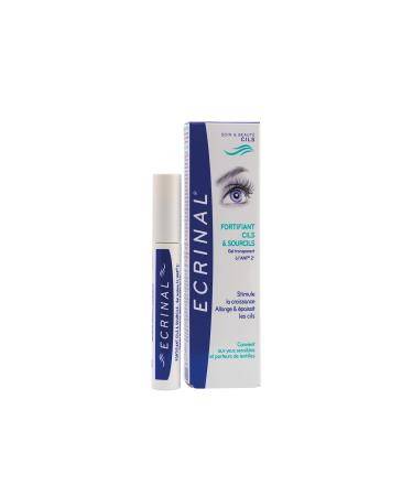 ECRINAL ANP2+ Strengthening Lash Gel - 3 in 1 Eyelash and Eyebrow Serum for Fuller  Thicker  and Stronger Looking Lashes - Suitable for Sensitive Eyes and Contact Lens Wearers - Paraben-Free
