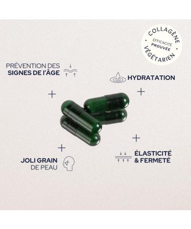 EPYCURE - Plumped Skin Treatment - Prevents Wrinkles Improves Firmness & Elasticity Anti-Wrinkle - 94% Natural - Vegetable Collagen Hyaluronic Acid Elastin - 1 Month - Vegan - Made in France - Buy Online on GoSupps.com