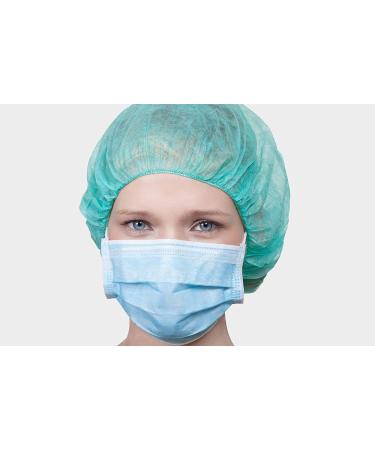 Intco Medical Procedure Face Mask with Earloops - Blue (Box of 50) - Buy Online on GoSupps.com