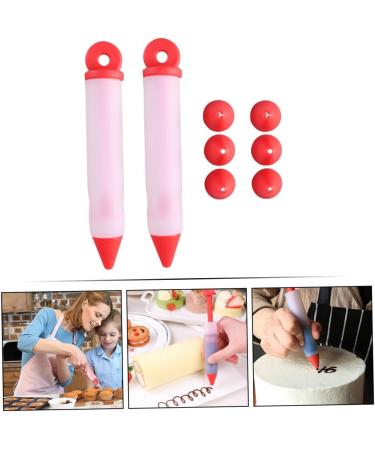 MAGICLULU 2 Sets Cojines Decorativos para Fondant Tools Ketchup Decorating Pens Jam Decorating Pens Cake Decorating Tools Silicone Decorating Pens Silica Gel Pastry Bags Food Grade - Buy Online on GoSupps.com