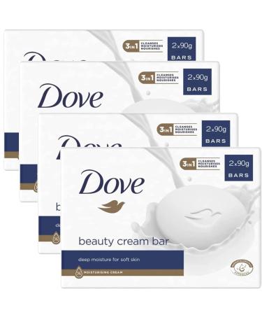 Dove Dove Beauty Cream Bar Solid Soap Various fragrances 2 x 90 g (4 units Original)