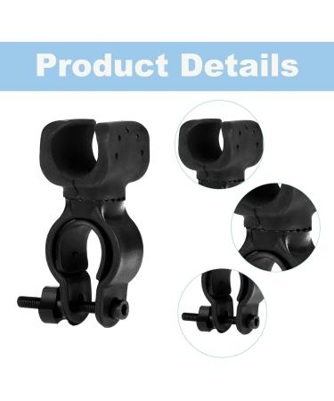 BSYFOP 4Pcs Stick Safe Walking Stick Holder - 360 Rotation Crutch Holder for Mobility Scooter, Rollator, Walker, Wheelchair - Buy Online on GoSupps.com